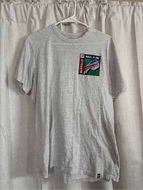 '47 Buffalo Bills Gray Short Sleeve Logo Tee
